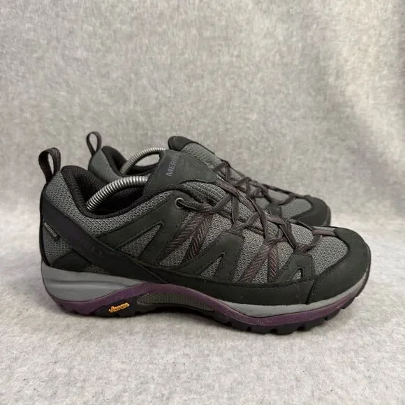 Merrell Womens Shoes Size 7 Siren Edge 3 Grey Purple Outdoors Hiking Sneakers - Picture 4 of 9